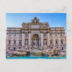 Trevi fountain, Roma, Italy Postcard
