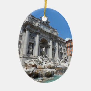 Trevi Fountain- Rome Ceramic Tree Decoration