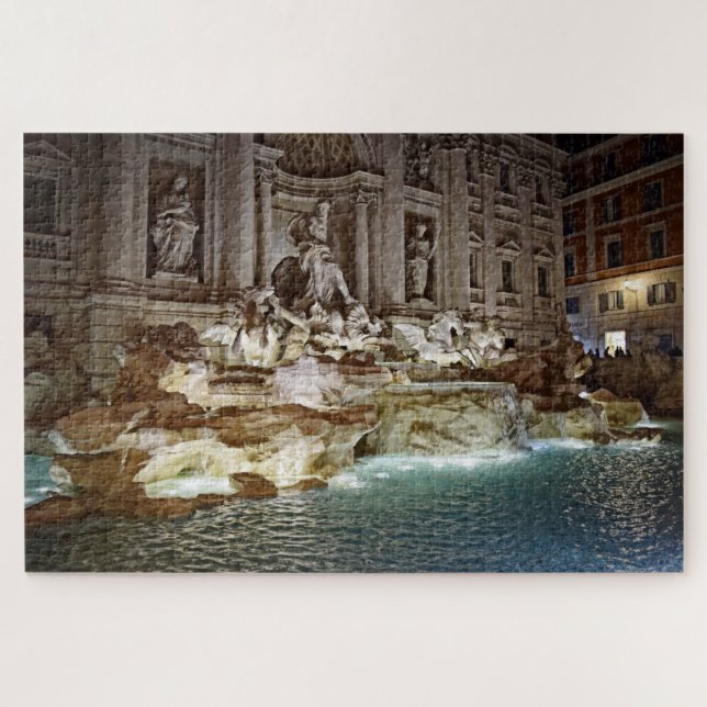Trevi Fountain - Rome, Italy - 20x30 - 1014 pcs Jigsaw Puzzle (Horizontal)