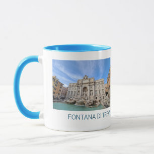 Trevi Fountain Rome Italy Holiday Panorama Mug