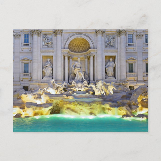 Trevi Fountain, Rome, Italy Holiday postcard (Front)