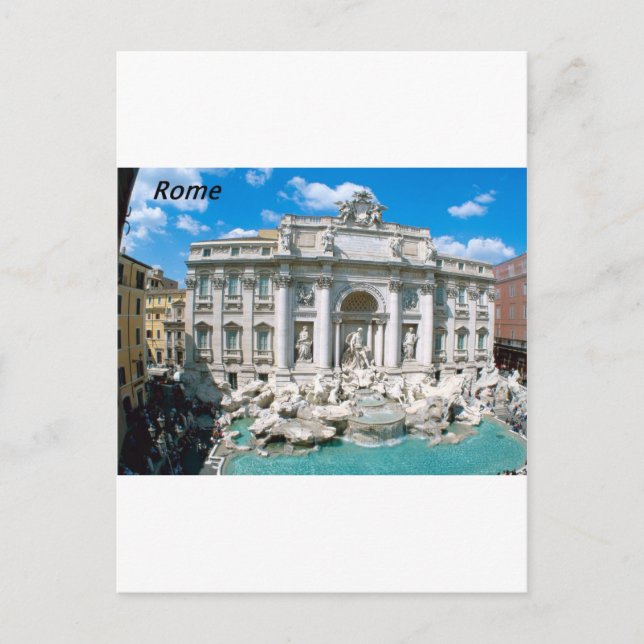 Trevi-Fountain-Rome-Italy-[kan.k].JPG Postcard (Front)