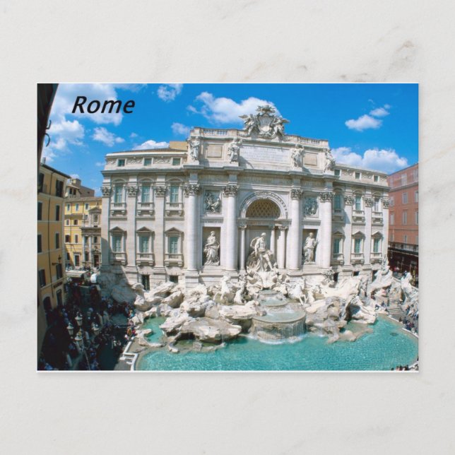 Trevi-Fountain-Rome-Italy-[kan.k].JPG Postcard (Front)