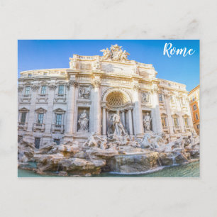 Trevi Fountain Rome Italy Postcard