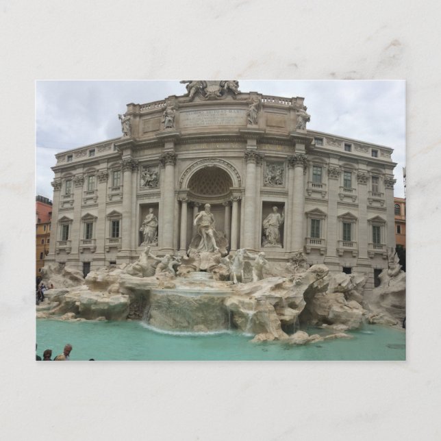 Trevi Fountain, Rome, Italy Postcard (Front)
