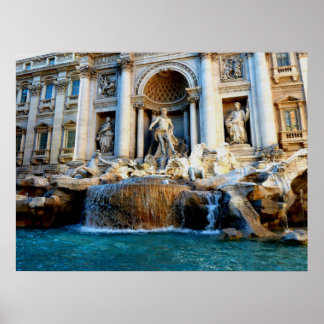 Trevi Fountain, Rome, Italy Poster