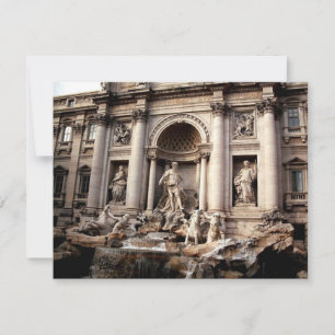 Trevi Fountain Rome Italy Travel Holiday Card