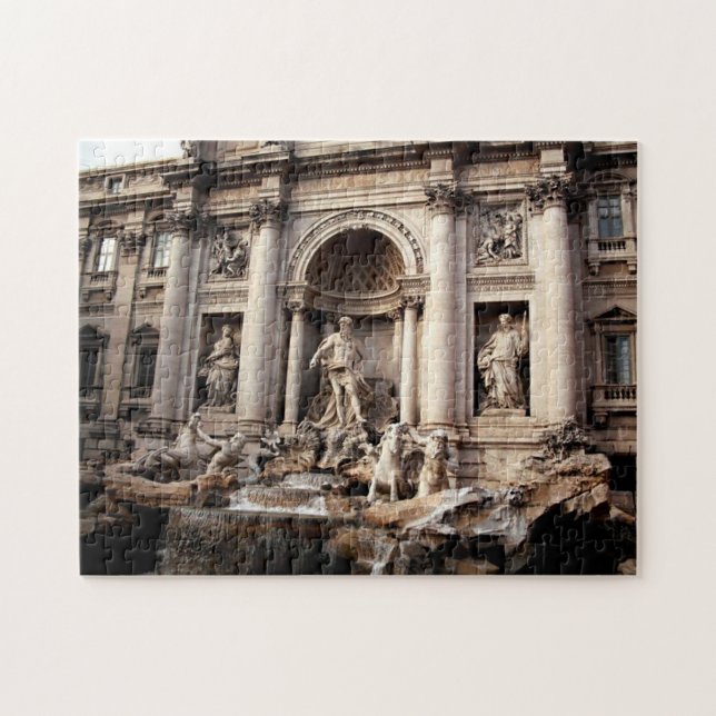 Trevi Fountain Rome Italy Travel Jigsaw Puzzle (Horizontal)