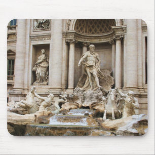Trevi Fountain Rome Italy Travel Photo Mouse Mat