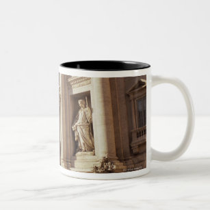 Trevi Fountain, Rome, Italy Two-Tone Coffee Mug