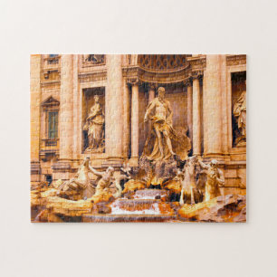 Trevi Fountain Rome. Jigsaw Puzzle