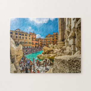 Trevi Fountain Rome. Jigsaw Puzzle