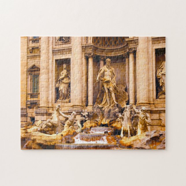 Trevi Fountain Rome. Jigsaw Puzzle (Horizontal)