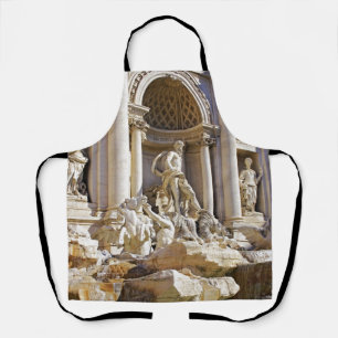 Trevi Fountain Rome Photography Apron