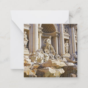 Trevi Fountain Rome Photography Card