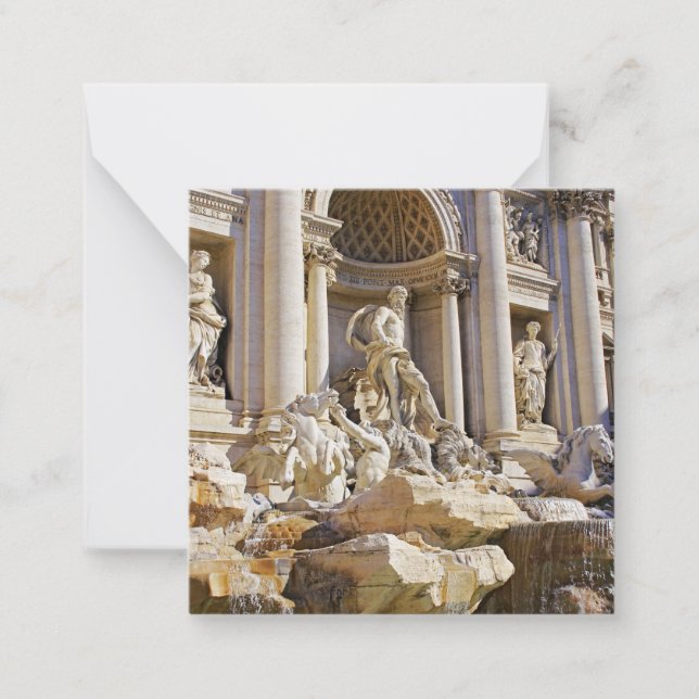 Trevi Fountain Rome Photography Card (Front)