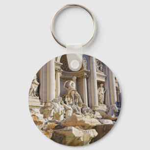 Trevi Fountain Rome Photography Key Ring