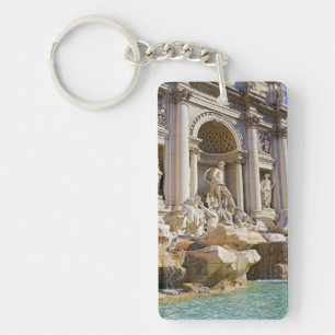 Trevi Fountain Rome Photography Key Ring