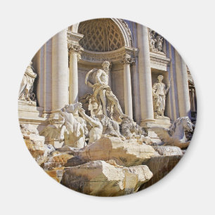 Trevi Fountain Rome Photography Magnet