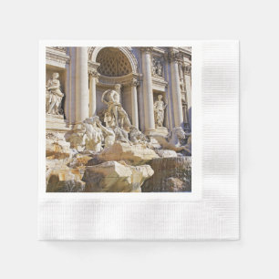 Trevi Fountain Rome Photography Napkin