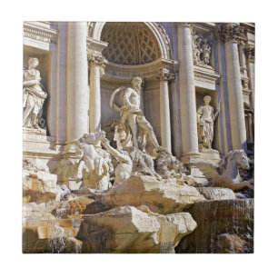 Trevi Fountain Rome Photography Tile