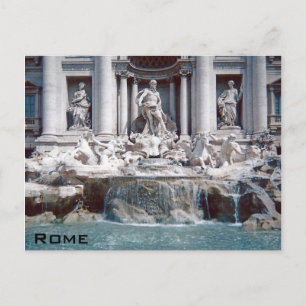 Trevi Fountain Rome Postcard