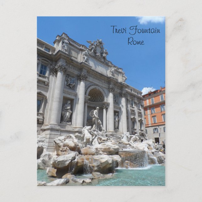 Trevi Fountain- Rome Postcard (Front)