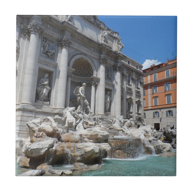 Trevi Fountain- Rome Tile (Front)