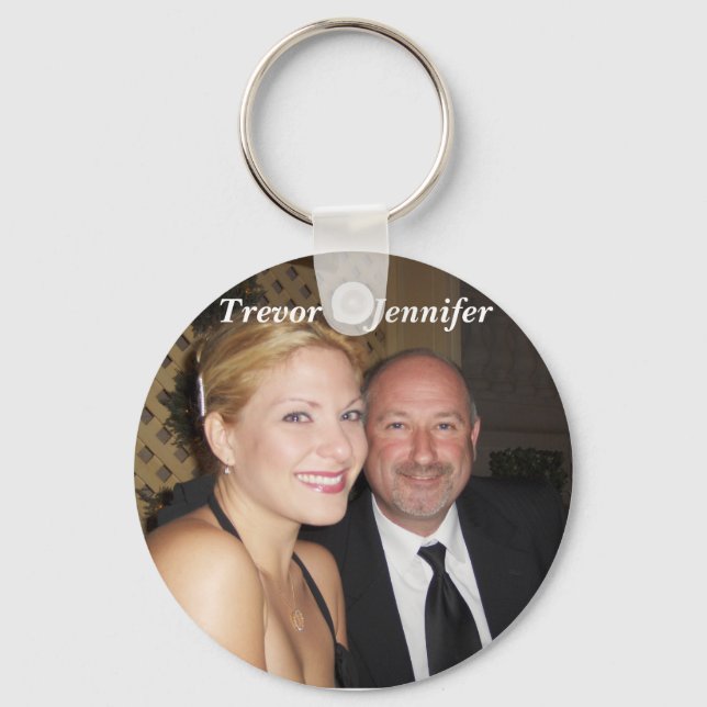 Trevor & Jennifer Key Ring (Front)