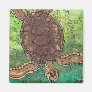 Trevor the Turtle Magnet