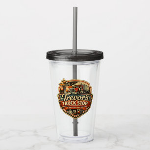 Trevor's Truck Stop Acrylic Tumbler