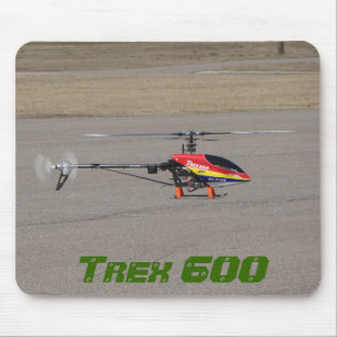 Trex 600 RC Helicopter Hovering Mouse Mat