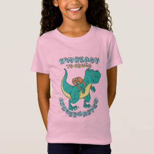TREX Crushing Kindergarten - School Dino Design T-Shirt