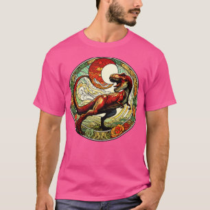 TRex Dinosaur Art Nouveau Tyrannosaurus Rex T-Shirt