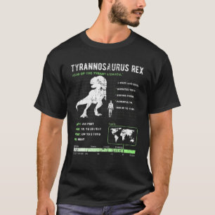 Trex Dinosaur Facts - Tyrannosaurus Rex Gift T-Shirt