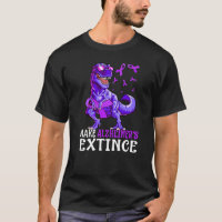 Trex Dinosaur Make Alzheimers Extinct Awareness Ki