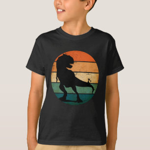 TREX Dinosaur VS The House Cat Vintage T-Shirt
