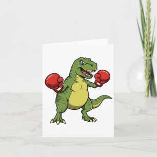 Trex Fighter Sticker Card