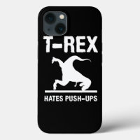 TRex Hates PushUps Funny Dinosaur Dino Parody Joke