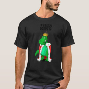 Trex King Boys Rex Dinosaur Mens Tyrannosaurus T-Shirt