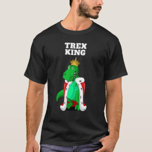 Trex King Boys T-rex Dinosaur Tshirt Mens Tyrannos