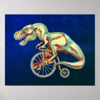 TRex Riding a Bicycle