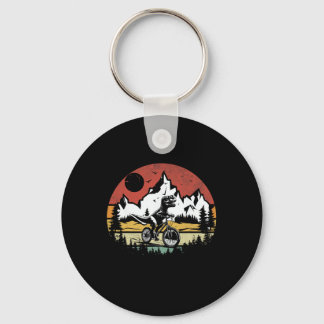 Trex Riding Bicycle Vintage Mountain Biking Dino T Key Ring