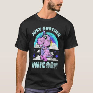 Trex Unicorn Inspired Ice Cream Cone Horn Related  T-Shirt
