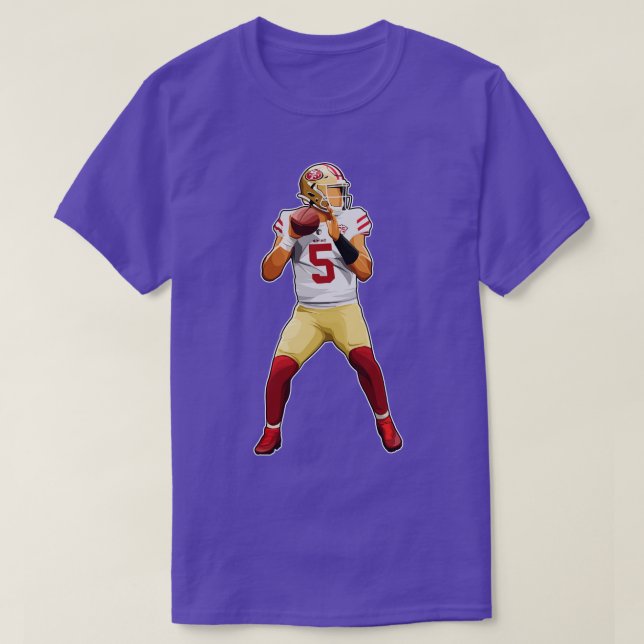 Trey Lance 5 Get Throw T-Shirt (Design Front)