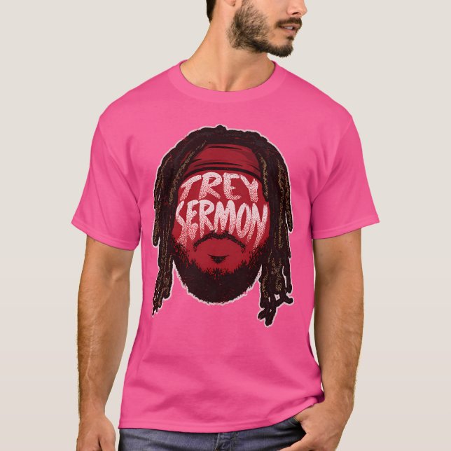 Trey Sermon Player Silhouette T-Shirt (Front)