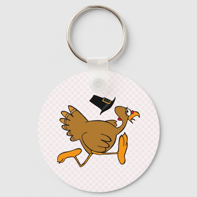 Trey Turkey Key Ring (Front)