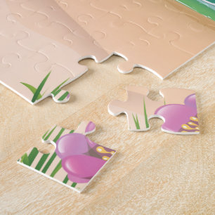 Treyarnon Bay, Cornwall travel poster Jigsaw Puzzle