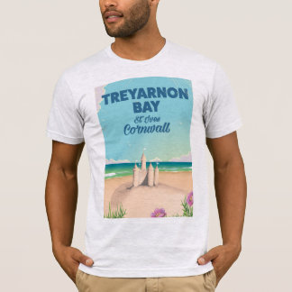 Treyarnon Bay, Cornwall travel poster T-Shirt