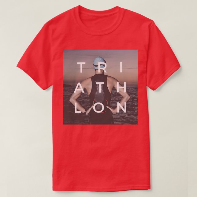 TRI ATH LON T-Shirt (Design Front)